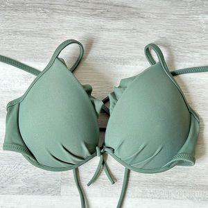 Victoria’s Secret Sage green push-up bikini top